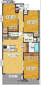 レアールネムスの間取り