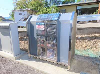 レオネクストオレンジヒルズのその他|敷地内にゴミ庫が設置されておりゴミ捨てに便利です