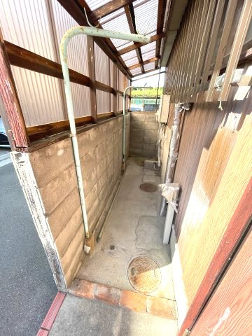 茨木市戸伏町13-18　貸家のバルコニー|物干しスペースです