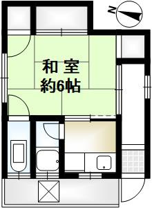 茨木市戸伏町13-18　貸家の間取り