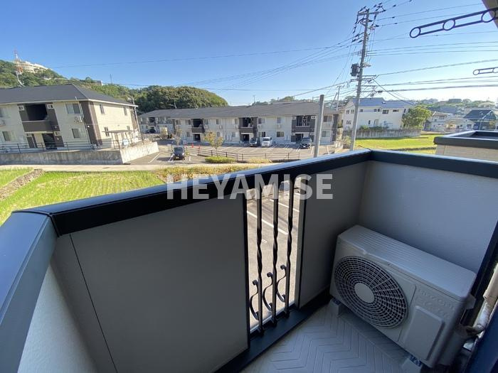 インター池田Ⅱのバルコニー