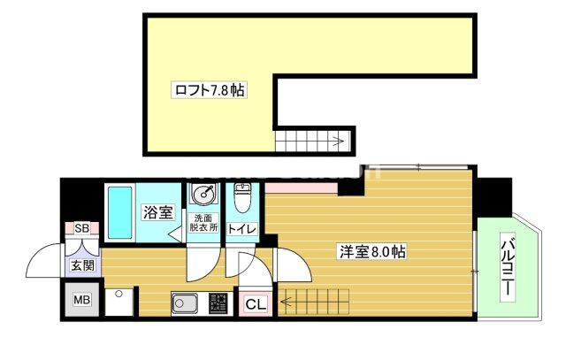 【間取り】 | ピエスシャルマントふくしま