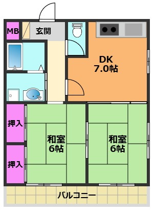 【間取り】 | グリーンピア高槻
