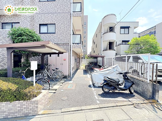 レクセル熊谷　の駐輪場|駐輪場部分です！