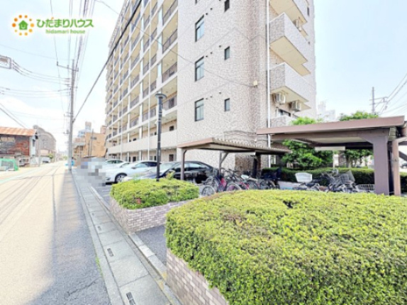 レクセル熊谷　の駐車場|駐輪場、敷地内専用駐車場になります！