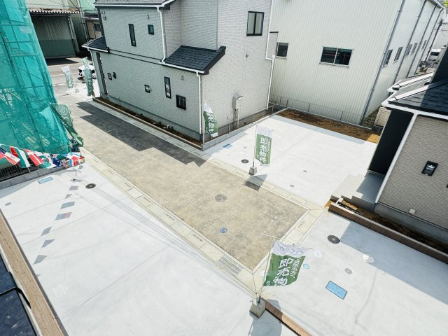 三郷市早稲田７丁目新築戸建【前間小学校：7分】の展望|バルコニーより道路側眺望