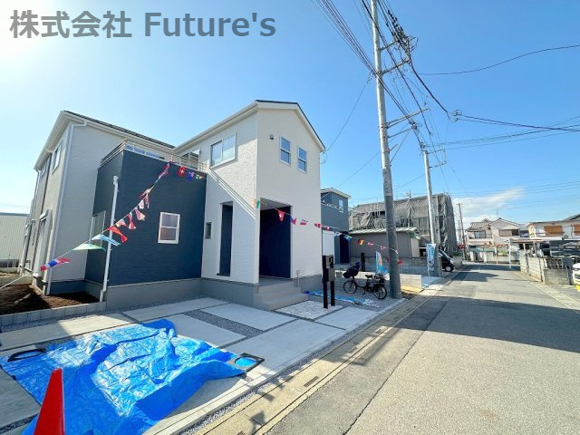 三郷市彦成1丁目　新築戸建　全6棟　2号棟の前面道路含む現地写真|前面道路含む現地写真です。