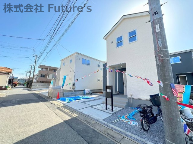 三郷市彦成1丁目　新築戸建　全6棟　2号棟の前面道路含む現地写真|前面道路含む現地写真です。