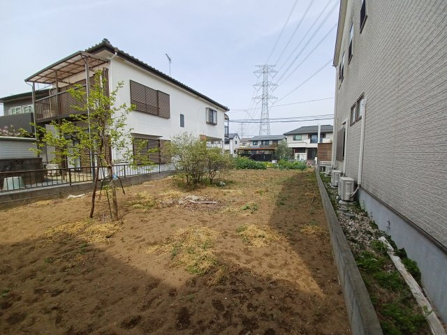 比企郡滑川町大字月輪 土地53坪の外観|土地南側から