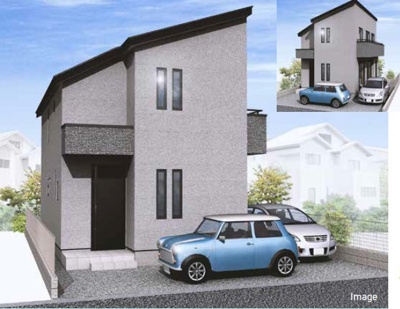 【外観パース】 | 【HP限定公開】立川市幸町6丁目　新築戸建　全1棟