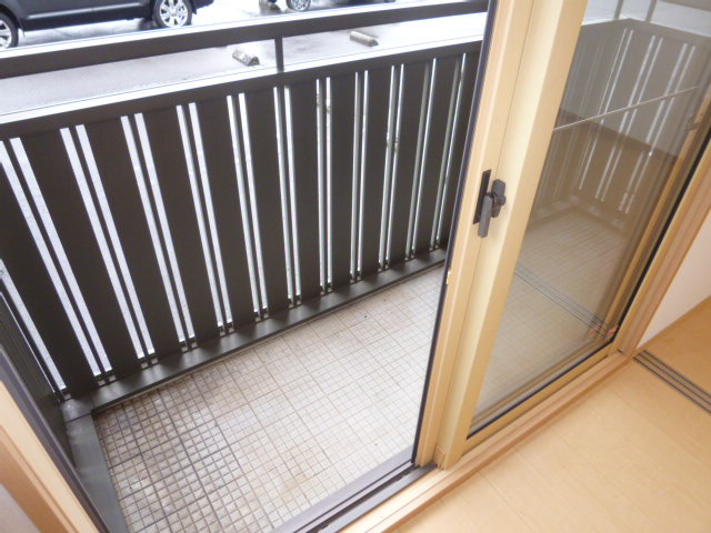 プランタンブルックＢのバルコニー