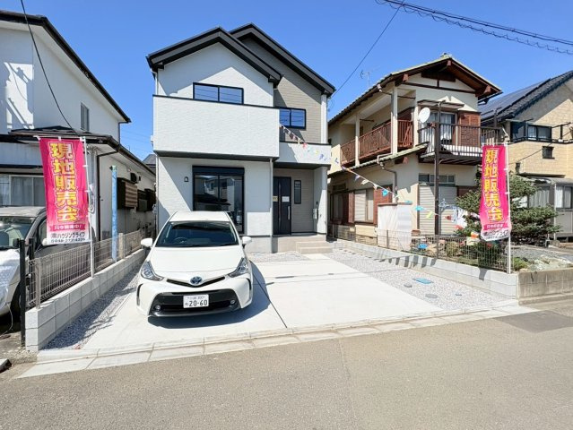 川越市南大塚　新築分譲　西武新宿線『南大塚駅』徒歩13分　【武蔵野小学区】の前面道路含む現地写真