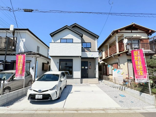 川越市南大塚　新築分譲　西武新宿線『南大塚駅』徒歩13分　【武蔵野小学区】の前面道路含む現地写真