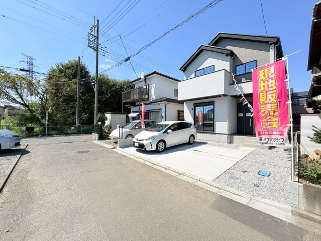 川越市南大塚　新築分譲　西武新宿線『南大塚駅』徒歩13分　【武蔵野小学区】の前面道路含む現地写真