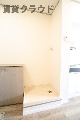 レグルスの洗面所|洗濯機置場