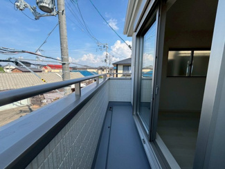 【バルコニー】 | 西大路町　新築分譲住宅　全２区画 | フラット３５Ｓ利用可能ですよ！固定金利ですので、月々の支払が安定し、家計にゆとりが生まれますね♪