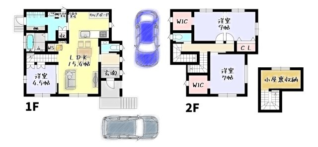 【間取り】の画像