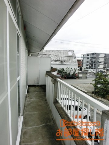 コーポルーブルのバルコニー