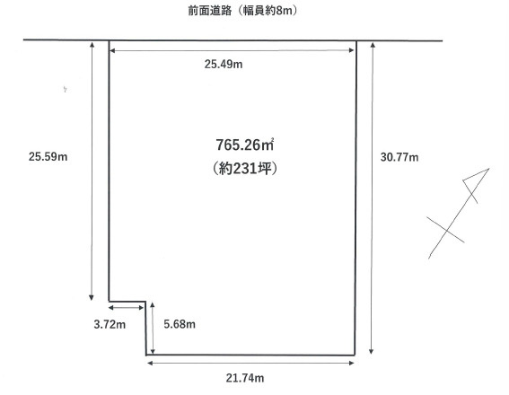 野洲市西河原の事業用地