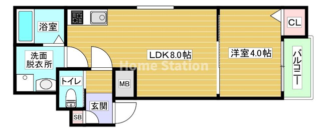 【間取り】 | H-maison海老江
