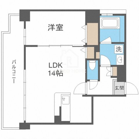 エルデ北堀江の間取り