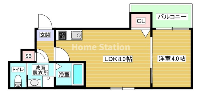 【間取り】 | H-maison海老江