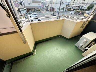 熊本市東区新生１丁目の賃貸マンションのバルコニー