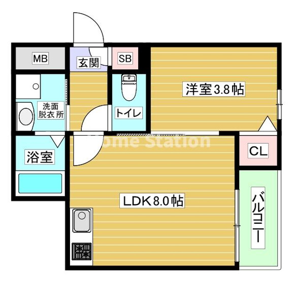 【間取り】 | H-maison海老江