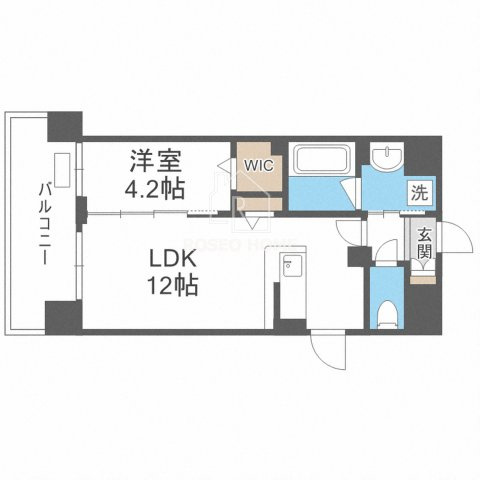 グレースリバー中之島の間取り