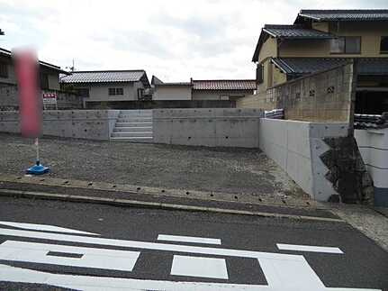 広島市安佐北区口田５丁目の前面道路含む現地写真