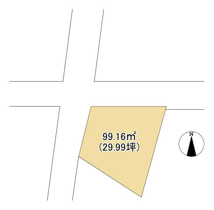 山西町　土地の土地図