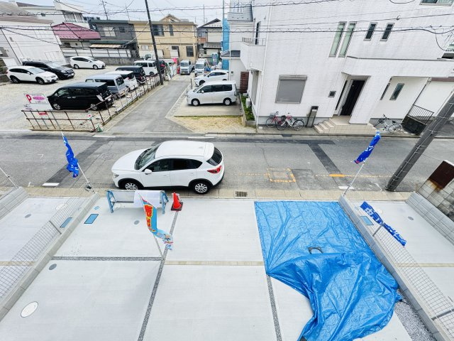 三郷市早稲田７丁目新築戸建の展望|バルコニーより道路側眺望