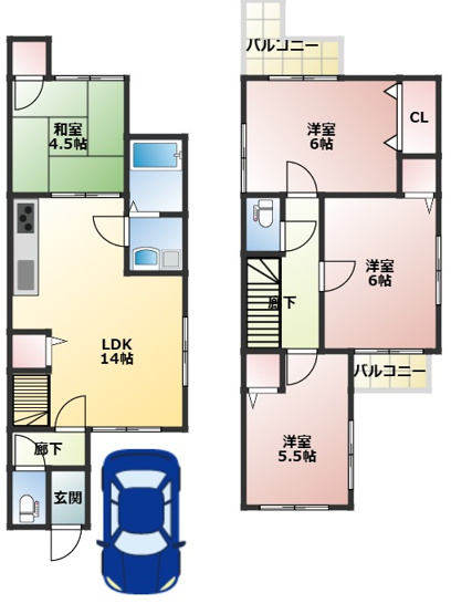【間取り】 | 堺市堺区石津町３丁10-31 