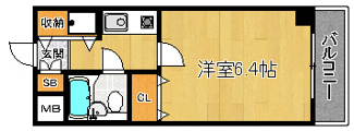 【間取り】 | ライオンズマンション四条烏丸