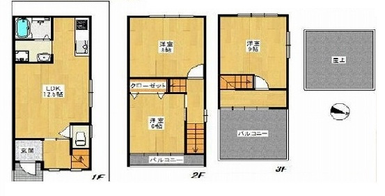 都島区中野町5丁目中古戸建の画像