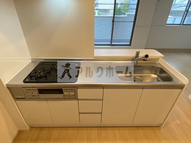 サウスコート1のキッチン|サウスコート1（柏原市安堂町）　キッチン