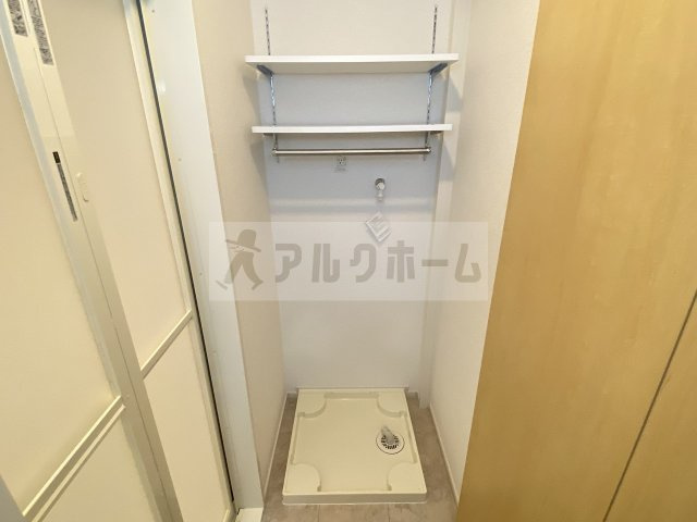 サウスコート1の洗面所|サウスコート1（柏原市安堂町）　洗濯機置き場