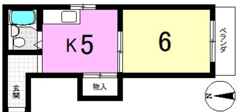 京都市山科区東野片下り町　店舗事務所の間取り