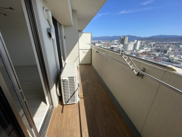 アルファスマート余戸のバルコニー