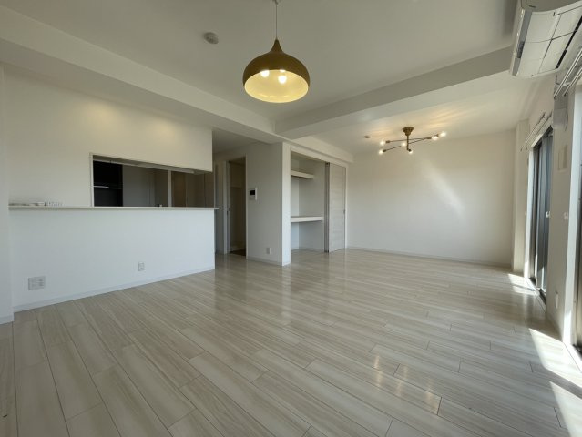 アルファスマート余戸の居間・リビング|南面バルコニーからの眺望