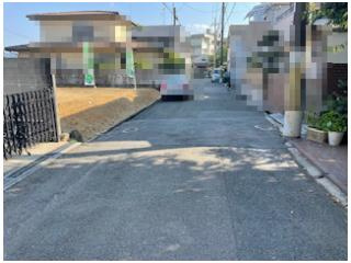 【前面道路含む現地写真】 | 寝屋川市成田西町　土地