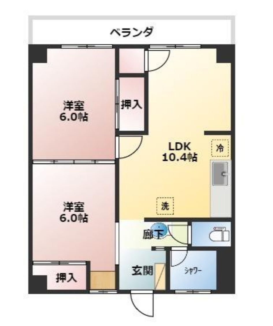 石川県金沢市　一棟売マンション　乙丸駅徒歩5分！の間取り