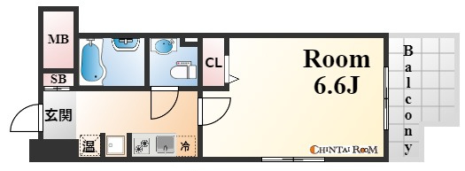 アドバンス三宮Ⅳルシールの間取り