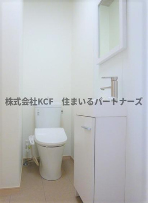 【トイレ】 | アンジェ大学前 | 落ち着いた色調のトイレです