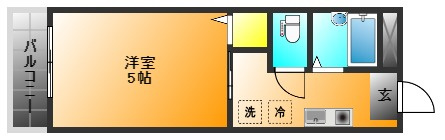 ベルハウスAの間取り