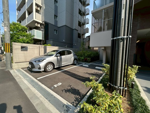 リヴェント福島野田の駐車場