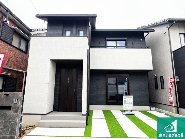 大阪府岸和田市南町　新築一戸建ての外観|お客様に長く安心して住んでいだだける事にこだわった家づくり！住んでからのアフターサービスにもしっかりと取り組んでいます！