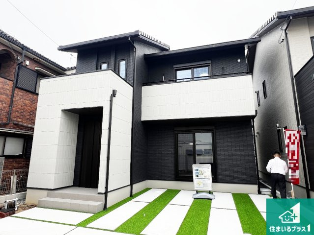 大阪府岸和田市南町　新築一戸建ての外観|お客様に長く安心して住んでいだだける事にこだわった家づくり！住んでからのアフターサービスにもしっかりと取り組んでいます！