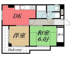 【間取り】 | 道場北マンション