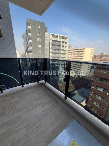 シーズンフラッツ中崎のバルコニー|バルコニー付きです